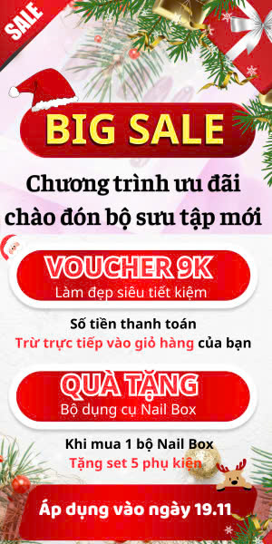 Chương trình sale nail box cuối năm